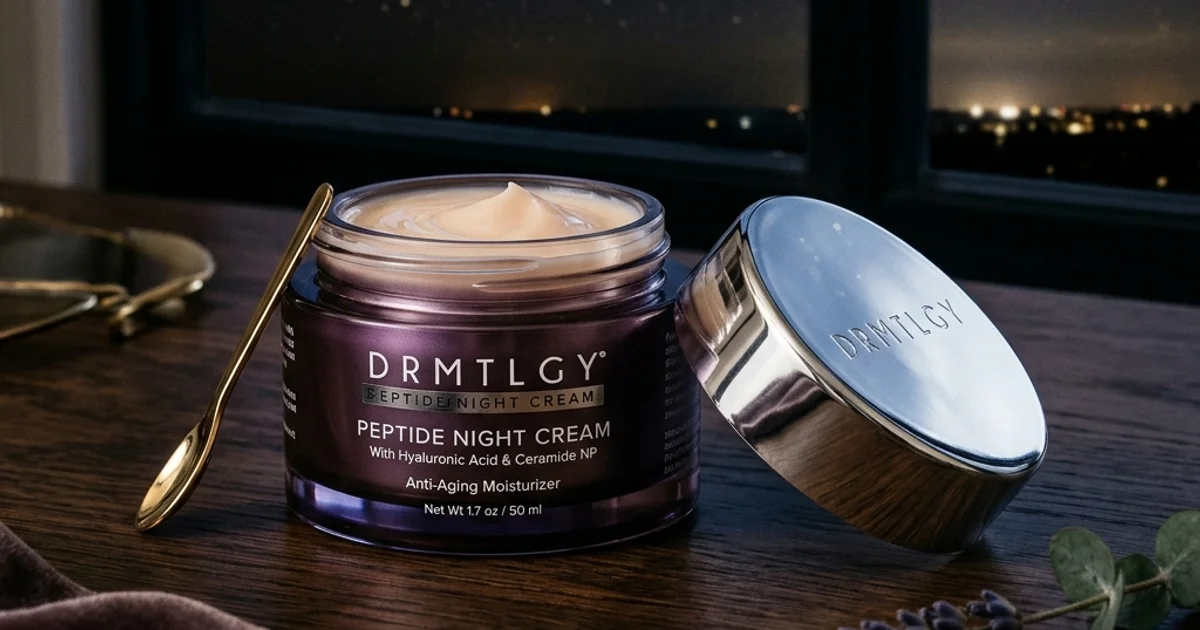DRMTLGY Peptide Night Cream Review: The Ultimate Anti-Aging Moisturizer?