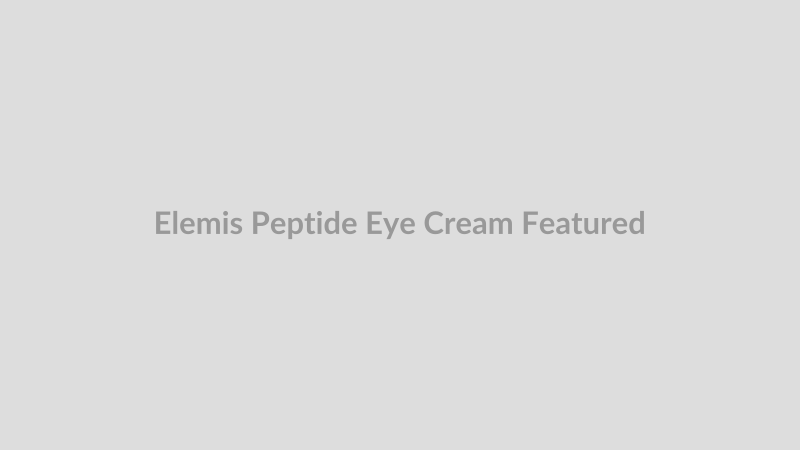 Elemis Peptide 4 Eye Recovery Cream Review: Luxury Skincare Deep Dive