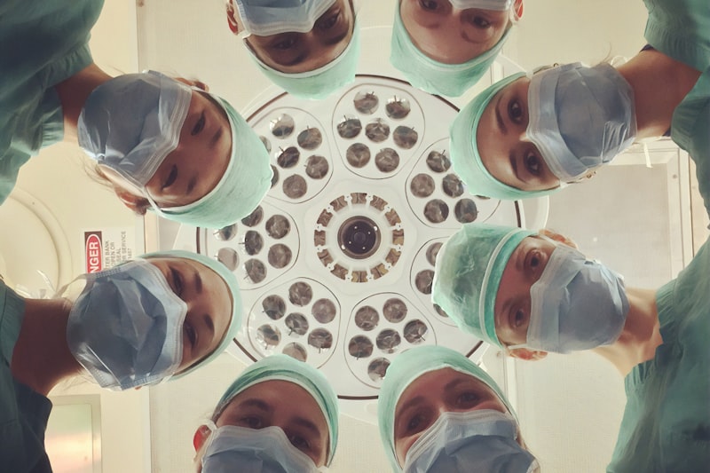 Close-up of clinical peptide reconstitution process