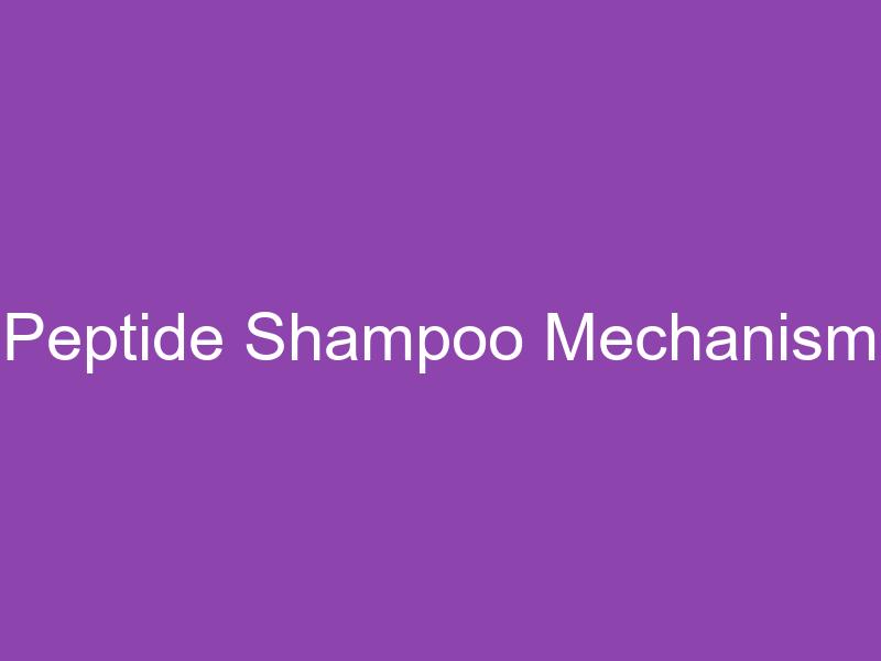 Peptide Shampoo Mechanism of Action